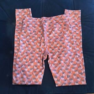 Athleta Girl printed Chit Chat tight